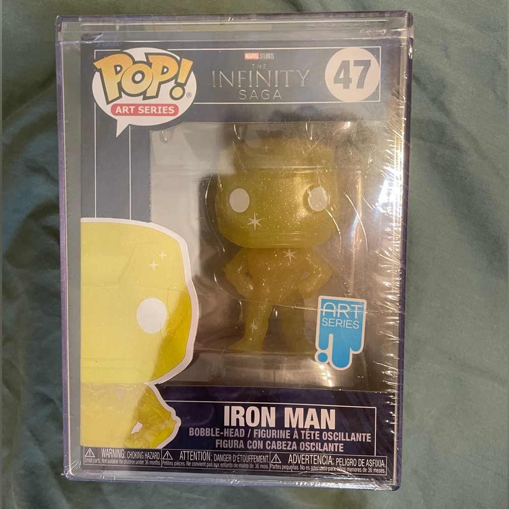 Funko Pop! Art Series Marvel Infinity Saga Iron Man #47 Brand New in Plastic